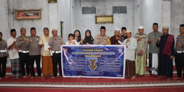 Kapolres Pematangsiantar Safari Ramadhan 1445 H di Masjid Al-Ikhlas
