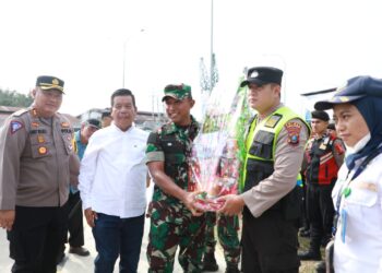 Kapolres dan Forkopimda Simalungun Lakukan Pengecekan Pos Pam Jelang Idul Fitri 1445H/2024M