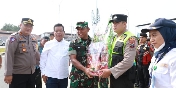 Kapolres dan Forkopimda Simalungun Lakukan Pengecekan Pos Pam Jelang Idul Fitri 1445H/2024M