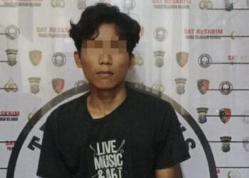 Sat Reskrim Polres Pelabuhan Belawan Amankan Pelaku Kekerasan Terhadap Anak Dibawah Umur