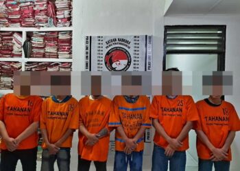 Polres Pematang Siantar Tangkap Enam Pria Miliki Sabu Dari Perumahan Pondok Indah