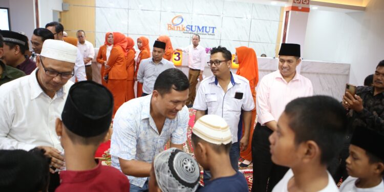 Bank Sumut dan SMSI Siantar-Simalungun Bersinergi Santuni Anak Yatim