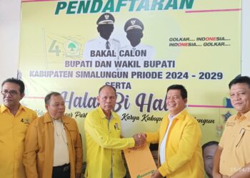 Mendaftar ke Partai Golkar, Radiapoh Hasiholan Sinaga Siap Jadi Bupati Simalungun Dua Periode