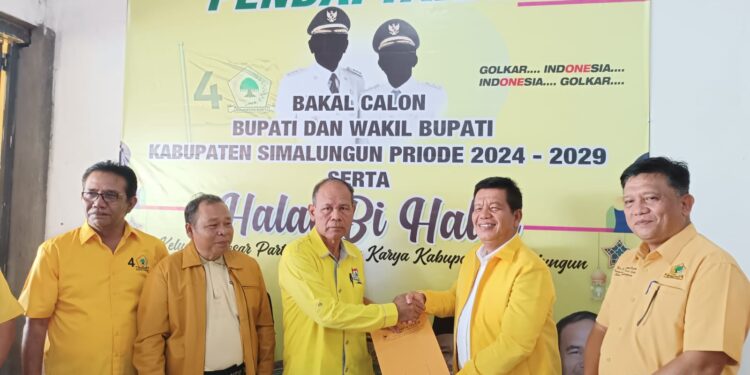 Mendaftar ke Partai Golkar, Radiapoh Hasiholan Sinaga Siap Jadi Bupati Simalungun Dua Periode