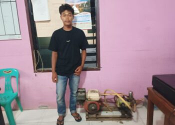 Polsek Perdagangan Tangkap Ferry Ardiansyah, Tersangka Pencurian Mesin Door Smeer