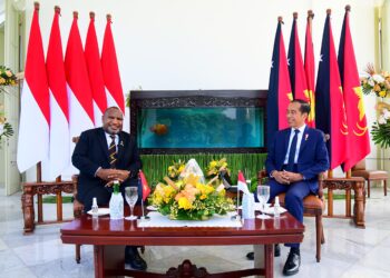 Presiden Jokowi Terima Kunjungan PM Papua Nugini di Istana Bogor