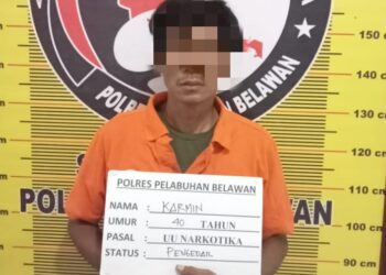 Sat Narkoba Polres Pelabuhan Belawan Tangkap Pengedar Di Tanah 600 Marelan