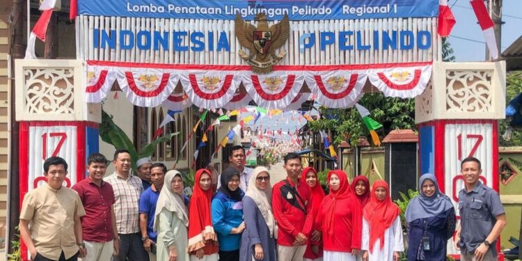 PT Pelabuhan Indonesia (Persero) Regional 1 Gelar Penataan Lingkungan Bertema Kemerdekaan dan Pelabuhan di Bagan Deli Belawan
