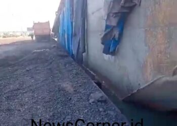 Dermaga IKD 2 di Penuhi Tumpahan Batu bara Hingga Masuk Ke Laut, KSOP Belawan Bungkam