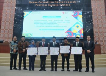 Pemprov dan DPRD Sumut Tanda Tangani KUA PPAS R-APBD 2025 dan P-APBD 2024
