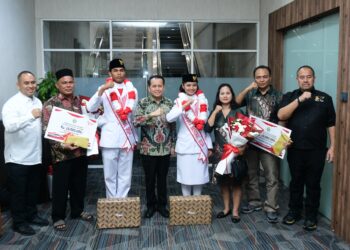 Sambut Kepulangan Paskibraka Nasional Asal Sumut, Pj Gubernur Agus Fatoni Sampaikan Terima Kasih Telah Wakili Daerah