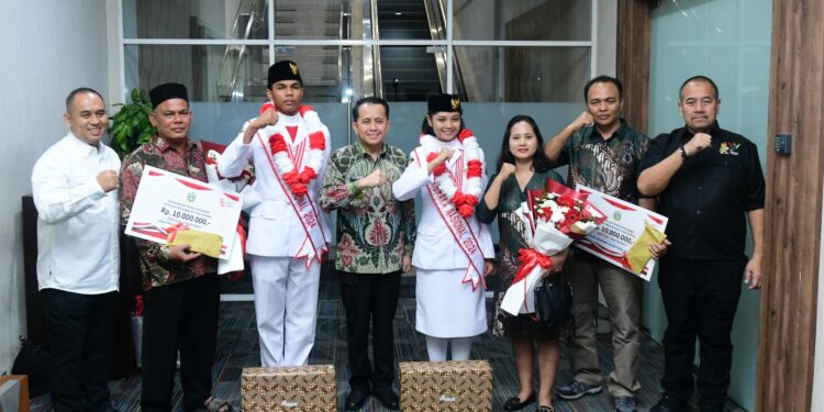 Sambut Kepulangan Paskibraka Nasional Asal Sumut, Pj Gubernur Agus Fatoni Sampaikan Terima Kasih Telah Wakili Daerah