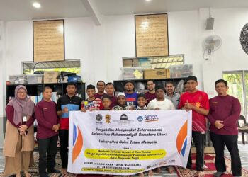 Jalin Kolaborasi Internasional UMSU-USIM Malaysia Laksanakan Pengabdian Masyarakat di Panti Asuhan Malaysia