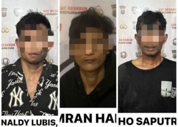 Polres Pelabuhan Belawan Tangkap Tiga Pemuda yang Hendak Lakukan Pembegalan dengan Celurit