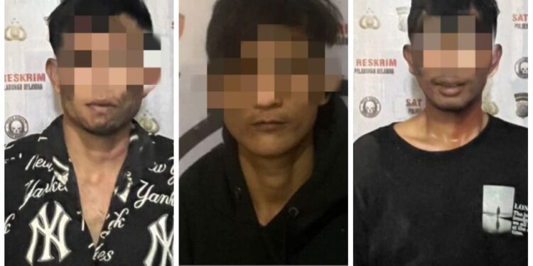 Polres Pelabuhan Belawan Tangkap Tiga Pemuda yang Hendak Lakukan Pembegalan dengan Celurit