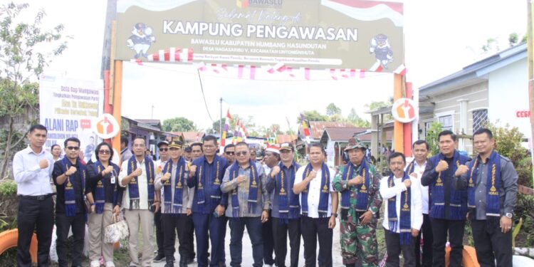 Resmikan Kampung Pengawasan, Bawaslu Mengajak Masyarakat Terlibat Dalam Pengawasan Partisipatif
