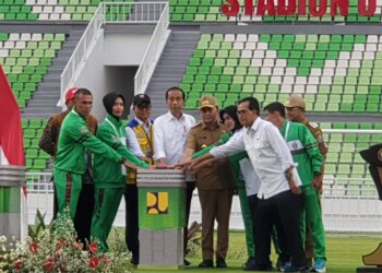 Presiden Jokowi Resmikan Stadion Utama Sumut