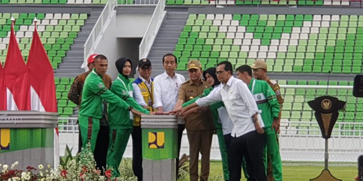 Presiden Jokowi Resmikan Stadion Utama Sumut
