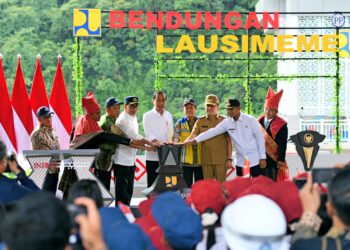 Presiden Jokowi Resmikan Bendungan Lau Simeme