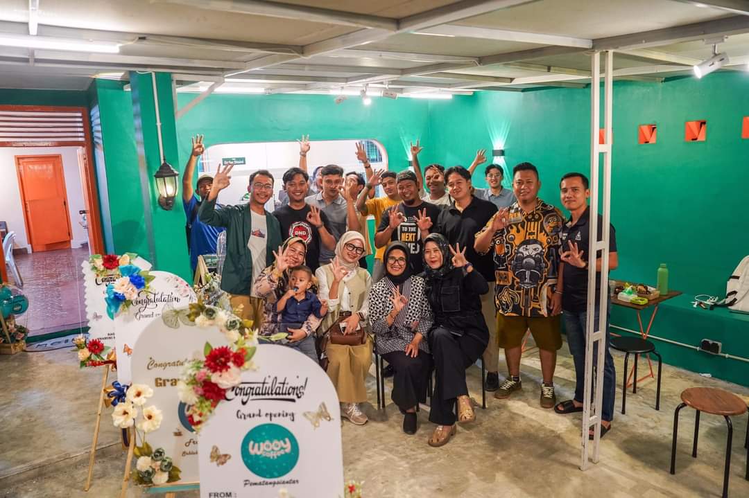 Hadiri Grand Opening Wooy Coffee, dr Susanti Dorong Anak Muda jadi Entrepreneur