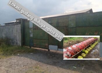 Gudang Di Hamparan Perak Diduga Sebagai Tempat Pengoplosan Gas Elpiji