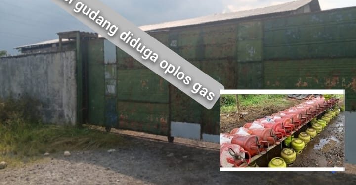 Gudang Di Hamparan Perak Diduga Sebagai Tempat Pengoplosan Gas Elpiji