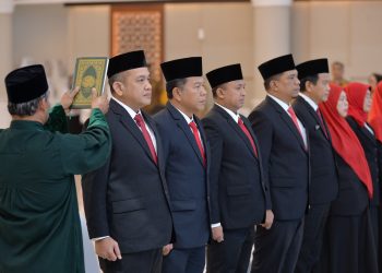 Lantik 12 Pejabat Tinggi Pratama,Wagub Sumut Surya Minta Tunjukkan Kinerja yang Lebih Maksimal