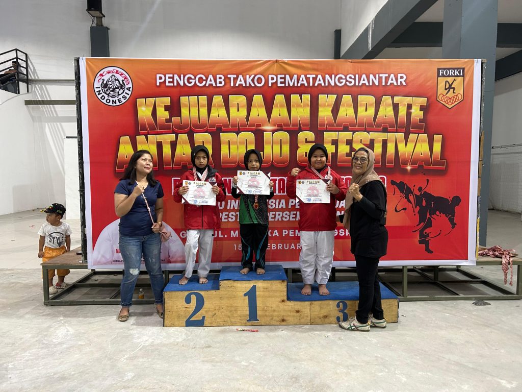 Dojo Dispar Siantar Ukir Prestasi di Kejuaraan Karate Antar Dojo dan Festival 2025