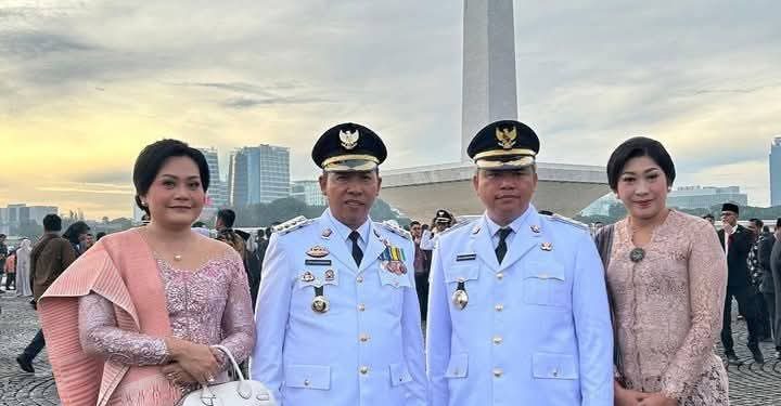 JTP-Deni Sah Bupati-Wakil Bupati Taput, Dilantik Prabowo di Istana Negara