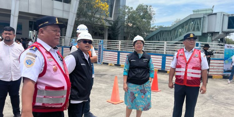 H-7 Lebaran, EGM PT Pelindo Regional 1 Belawan Pantau Arus Mudik di Terminal Penumpang Bandar Deli