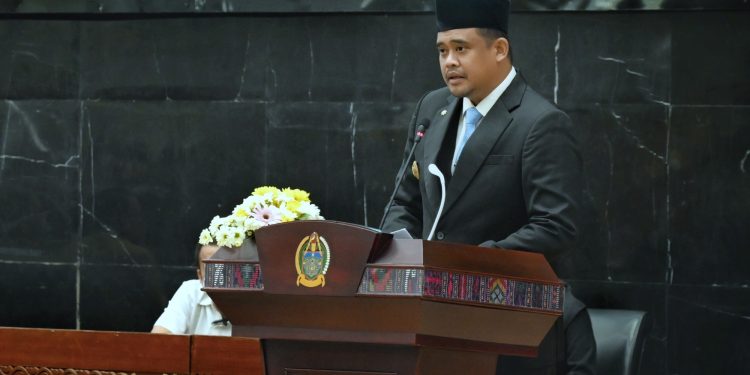 Di Hadapan DPRD Sumut, Bobby Nasution Sampaikan Lima Plus Satu Program Prioritas Pembangunan