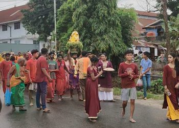 Khidmat dan Meriah, Ibadah Thaipusam di Kuil Arulmigu Shri Devi Alayam Berjalan Aman dan Tertib