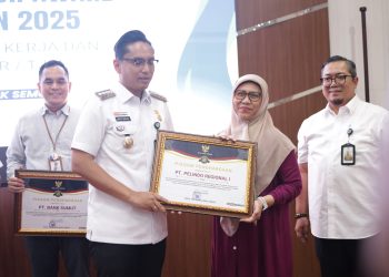 PT Pelindo Regional 1 Menerima CSR Award dari Wali Kota Medan