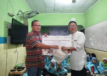Pelindo Regional 1 Belawan Bagikan Sembako untuk Anak Yatim Piatu dalam Rangka Pelindo Day 4 Tahun 2025