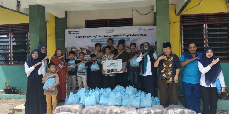 Rangkaian Pelindo Day ke-4: Pelindo Regional 1 Belawan Salurkan 500 Paket Sembako ke Panti Asuhan
