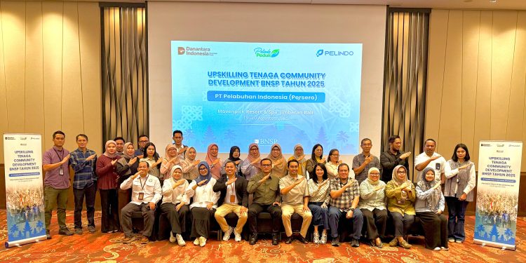 Pelindo Regional 1 Hadiri Pelatihan Upskilling Community Development Bersertifikasi BNSP