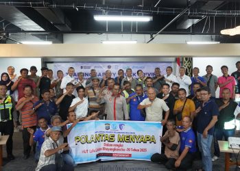Pelindo Regional 1 dan Kepolisian Gelar Sosialisasi Keselamatan Berkendara di Belawan
