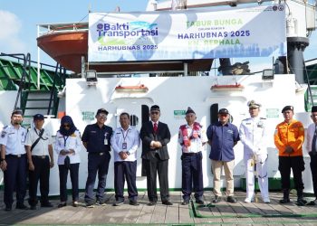 Pelindo Regional 1 Hadiri Tabur Bunga Harhubnas 2025 di Belawan