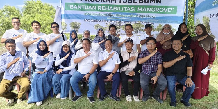 Pelindo Regional 1 Gelar Program TJSL BUMN, Dukung Rehabilitasi Mangrove di Batu Bara