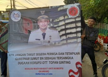 Demo di KPK, KAMAK–GEBRAK Desak Penetapan Bobby Nasution sebagai Tersangka Korupsi Proyek Jalan Sumut