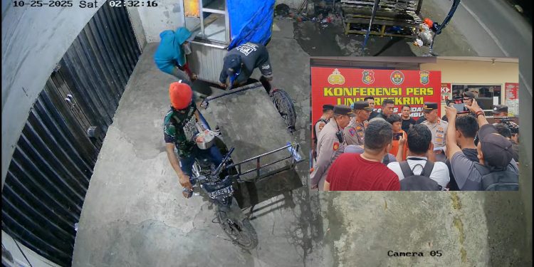 “Becak Hantu” Pencuri Steling Burger di Tembung Terungkap, Satu Gol,Dua Diburu