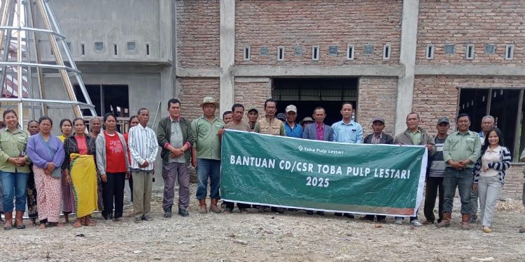 Menebar Berkat, PT TPL Beri Dukungan Pembangunan Gereja HKBP Aek Raja Menebar Berkat, PT TPL Beri Dukungan Pembangunan Gereja HKBP Aek Raja