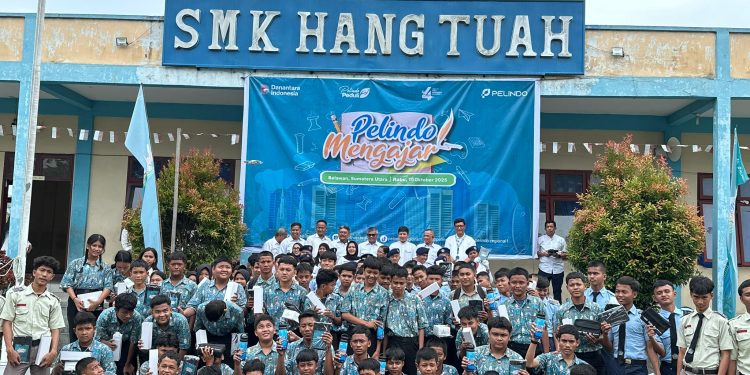 Pelindo Regional 1 Gelar Program “Pelindo Mengajar” di SMK Hang Tuah Belawan
