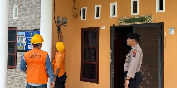 Sat Samapta Polres Pematangsiantar Dampingi Pelaksanaan P2TL di Pemukiman Masyarakat 