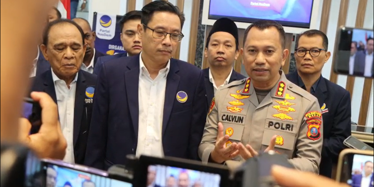 Kolaborasi Medan Lebih Baik, Kapolrestabes Bertemu Ketua DPW NasDem Sumut Kolaborasi Medan Lebih Baik, Kapolrestabes Bertemu Ketua DPW NasDem Sumut