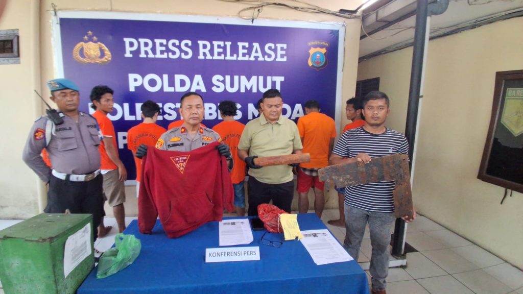 Polsek Delitua Ungkap 7 Kasus Kriminal, Amankan 8 Tersangka dari Pencuri Kotak Infak hingga Penggelapan Motor