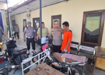 Polsek Delitua Ungkap 7 Kasus Kriminal, Amankan 8 Tersangka dari Pencuri Kotak Infak hingga Penggelapan Motor