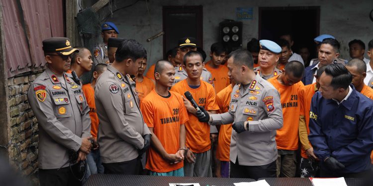 Polrestabes Medan Bongkar Sarang Penadah “Botot”, 219 Tersangka dari 159 Kasus Kejahatan Jalanan dan Narkoba, 76 Positif Pakai Sabu