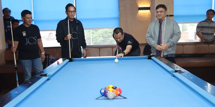 128 Peserta Adu Skill di Turnamen Billiard Kapolrestabes Medan Cup 2025