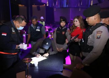 Polda Sumut dan TNI Razia Tempat Hiburan Malam, Tiga Pengunjung Positif Narkoba